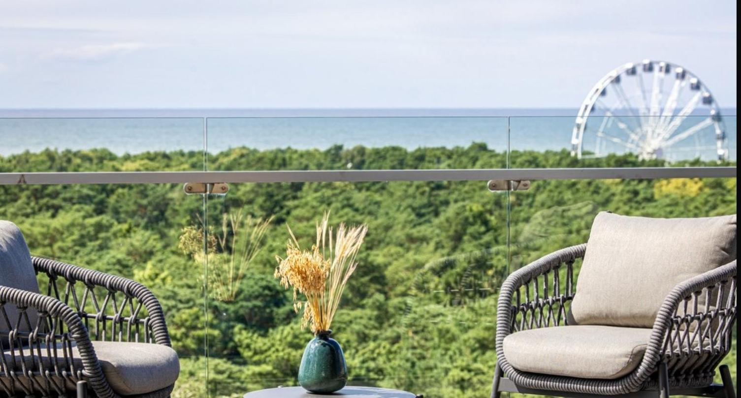 Palanga Sea View Apartman Kültér fotó